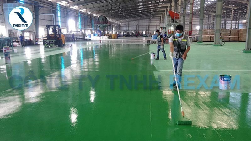 Lý do Rexam là sự lựa chọn hàng đầu thi công sơn sàn nhà xưởng Epoxy