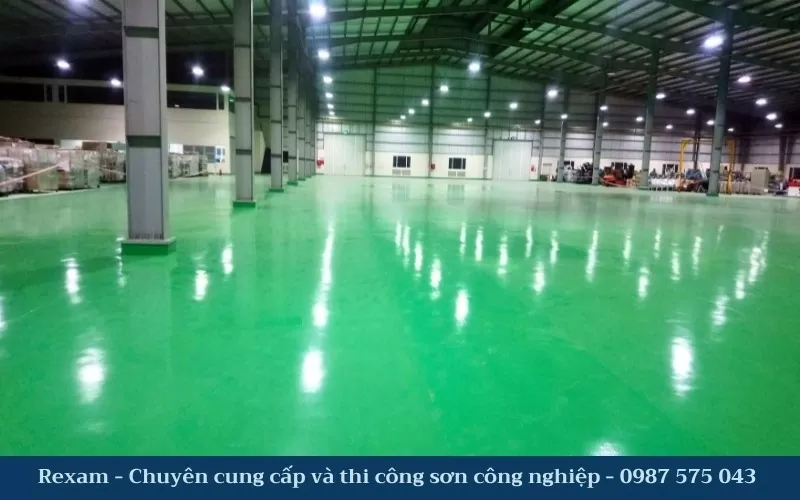 Dịch vụ thi công sơn sàn nhà xưởng chuyên nghiệp.