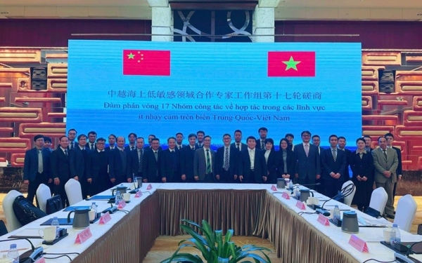 Vietnam-China promote cooperation in less sensitive maritime areas