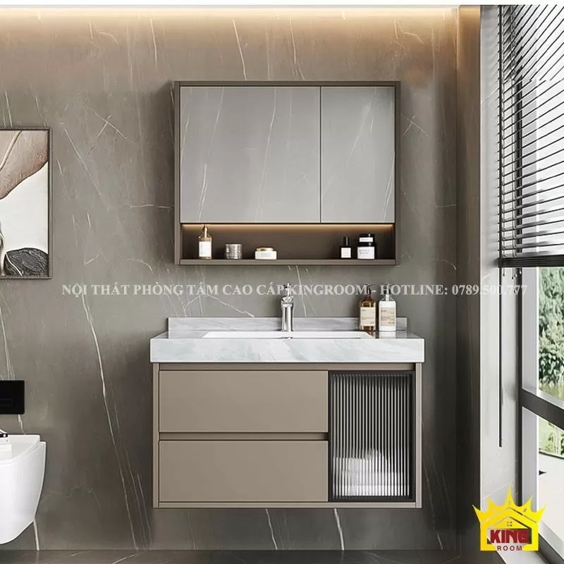 Hướng dẫn lắp đặt tủ lavabo treo tường: Dễ dàng, tiết kiệm không gian