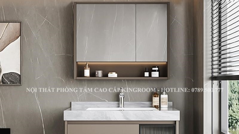 Hướng dẫn lắp đặt tủ lavabo treo tường: Dễ dàng, tiết kiệm không gian